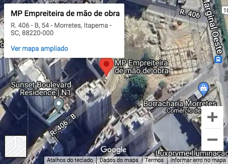 maps do google mp empreiteira